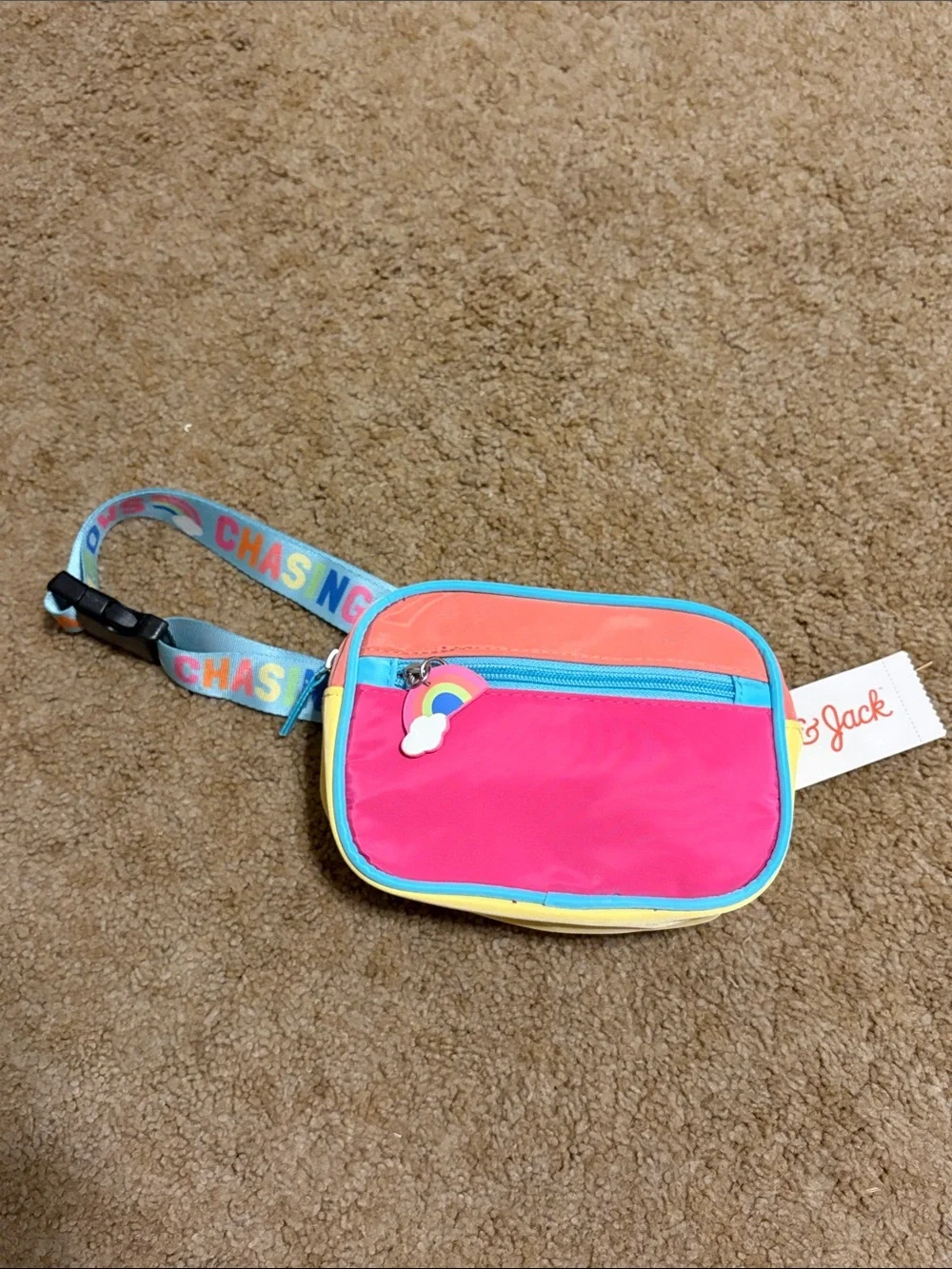 NWT Cat & Jack Pink Rainbow Crossbody Bag
